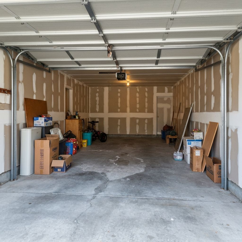 Garage before conversion