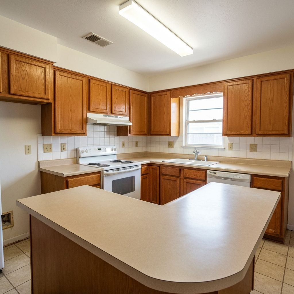 Kitchen before remodel
